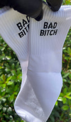 Calcetines de Bad Bitch Crew - Blanco