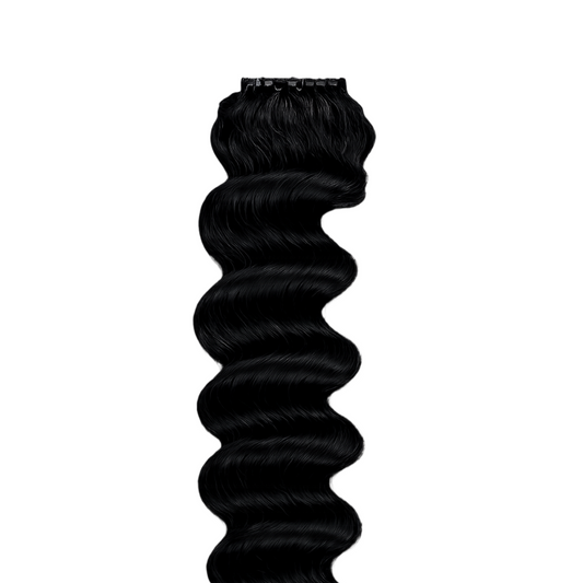 Loose Deep Wave Crochet Hair - Natural Black