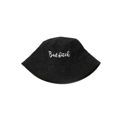 Bad Bitch Cursive Embroidered Bucket Hat