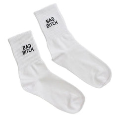Calcetines de Bad Bitch Crew - Blanco