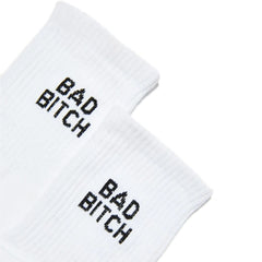 Calcetines de Bad Bitch Crew - Blanco