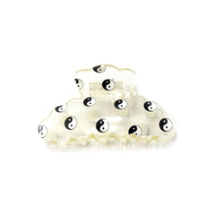 Ying Yang Peace Symbol Hair Claw / Clamp