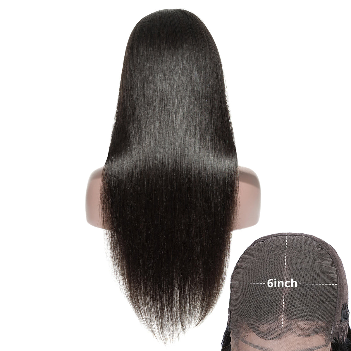 6x6 Closure Wig - Straight