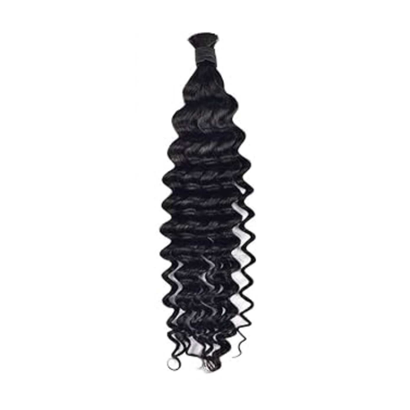 Deep Wave Bulk / Braiding Hair - Natural Black