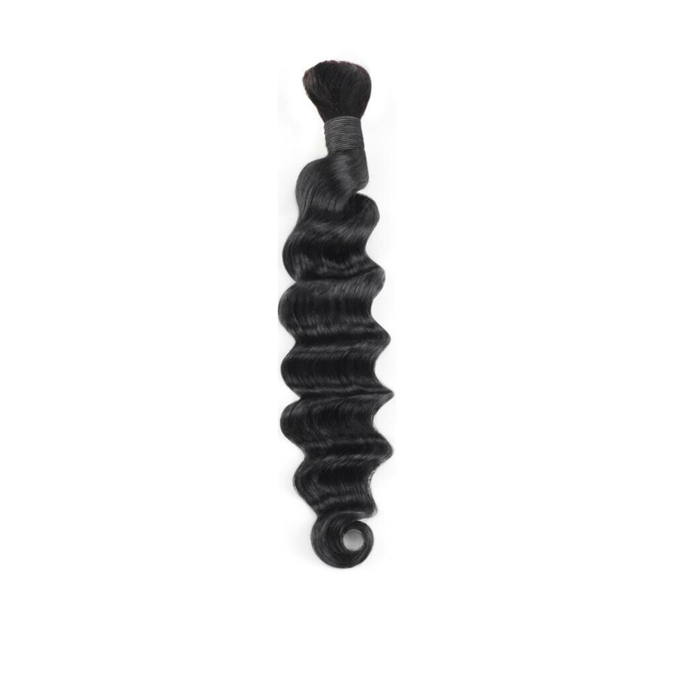 Loose Deep Wave Bulk / Braiding Hair - Natural Black