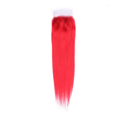 4x4 - Ruby Red Closure - Straight