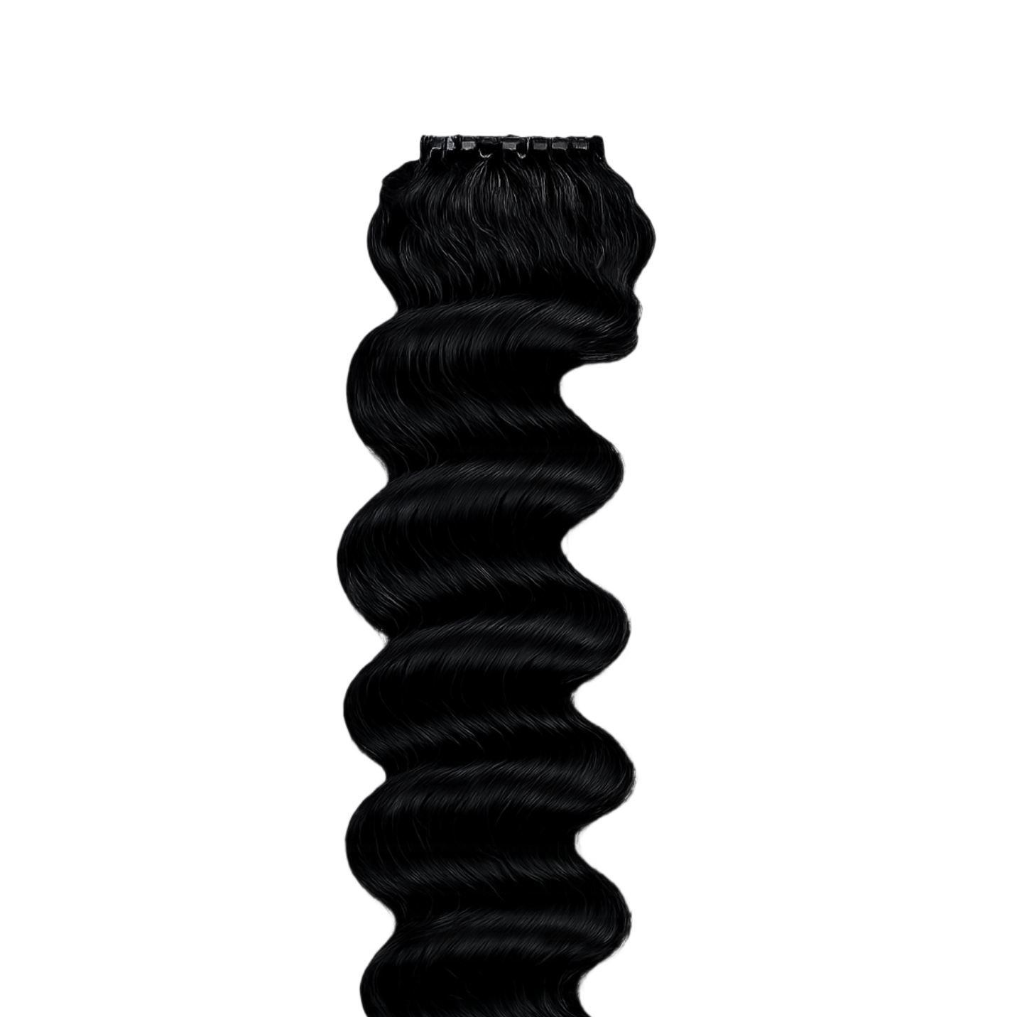 Loose Deep Wave Crochet Hair - Natural Black