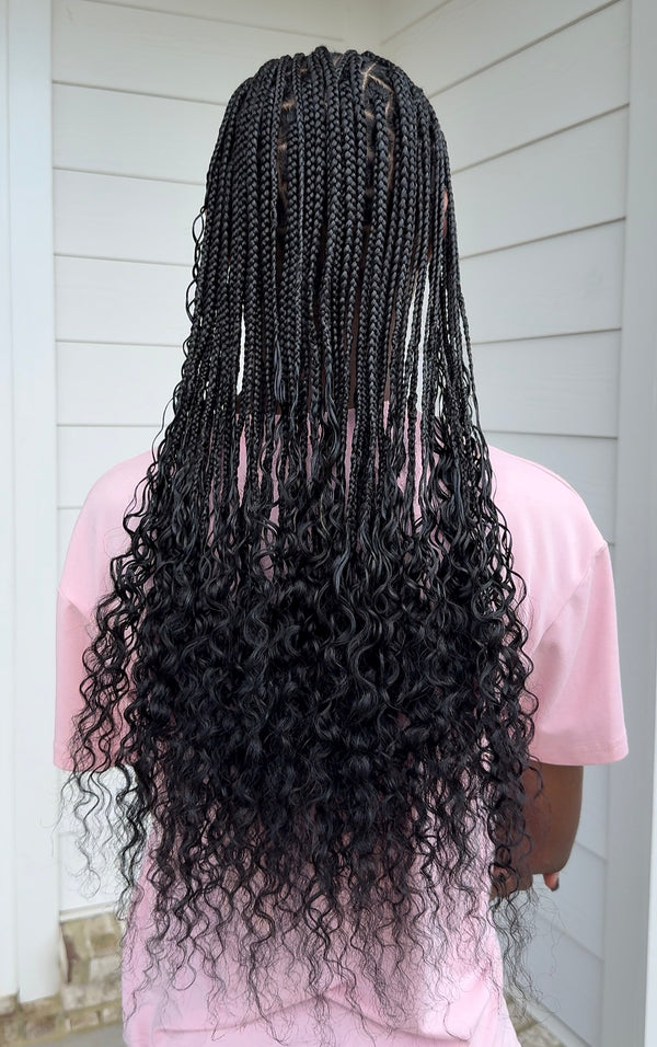 Full Head Miracle Knot Braids - Micro Style Braids w/ ONLY Crochet Ends