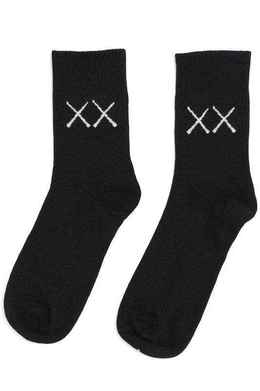 XX Ankle Socks - Black/White