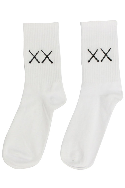 XX Ankle Socks - White/Black