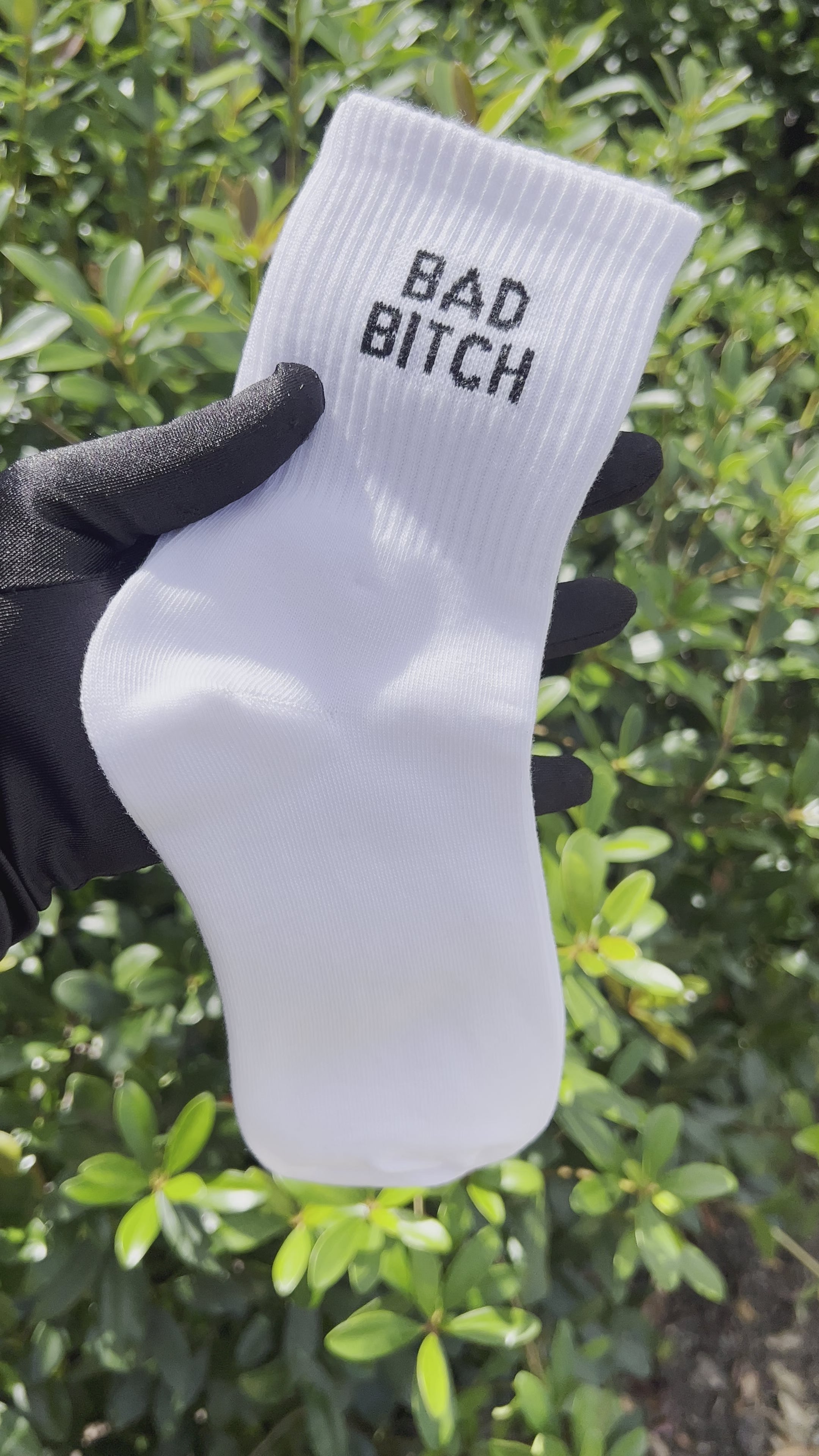 Calcetines de Bad Bitch Crew - Blanco