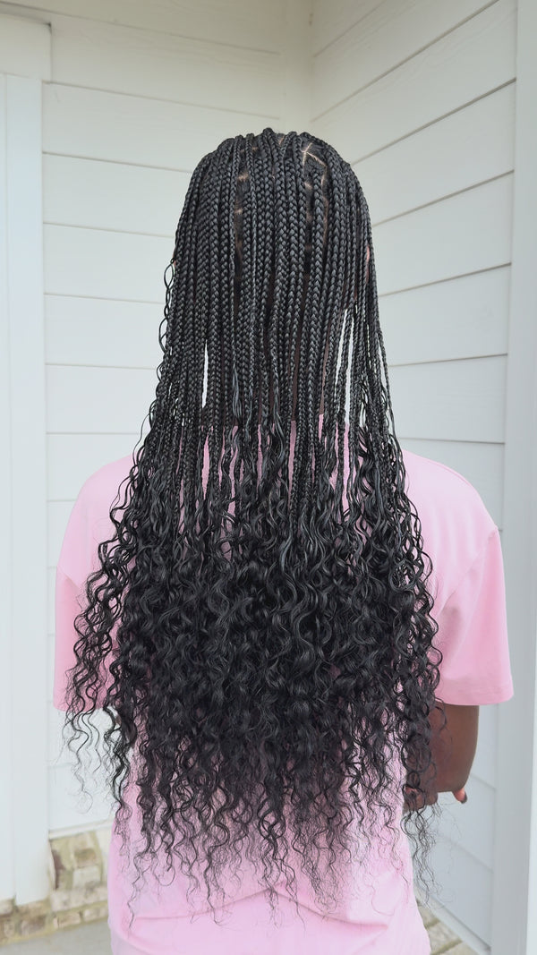 Full Head Miracle Knot Braids - Micro Style Braids w/ ONLY Crochet Ends