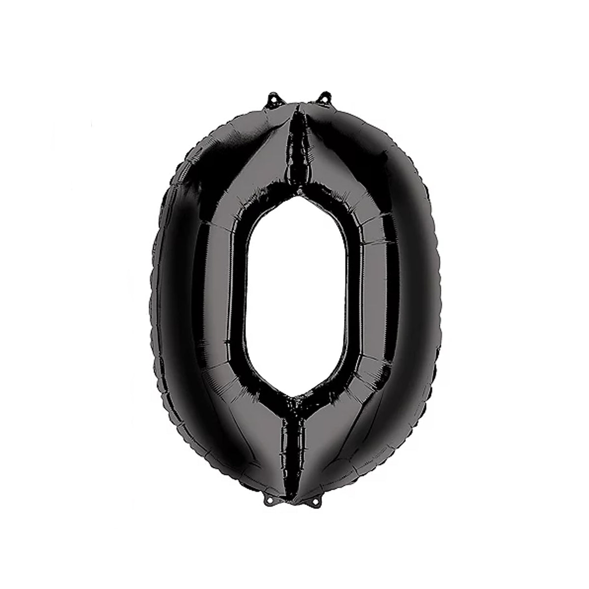40 Inch Black Number "0" Balloon Main image