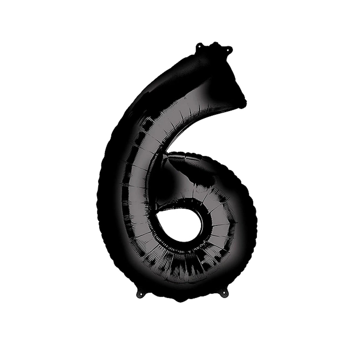 40 Inch Black Number "6" Balloon
