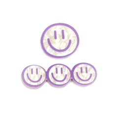 Smiley Happy Face Hair Clip 2 Piece Set