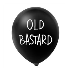 Old Bastard Happy Birthday Latex Balloon