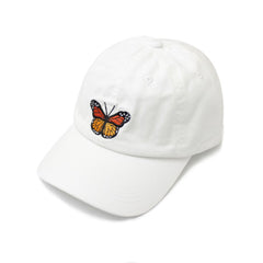 Butterfly Adjustable Hat - White